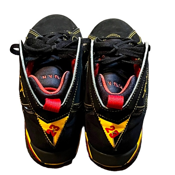 Kids Air Jordan 7 Citrus Sneakers Size 2.5Y - Picture 4 of 5